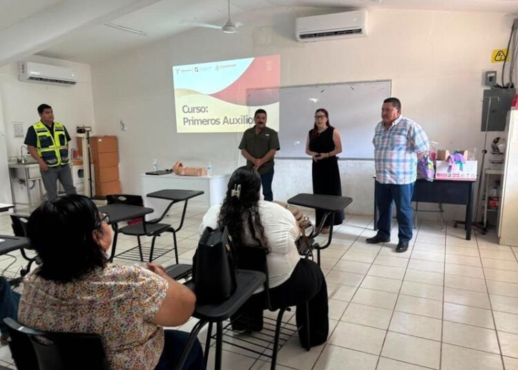 Capacita SET a personal de albergues escolares en primeros auxilios