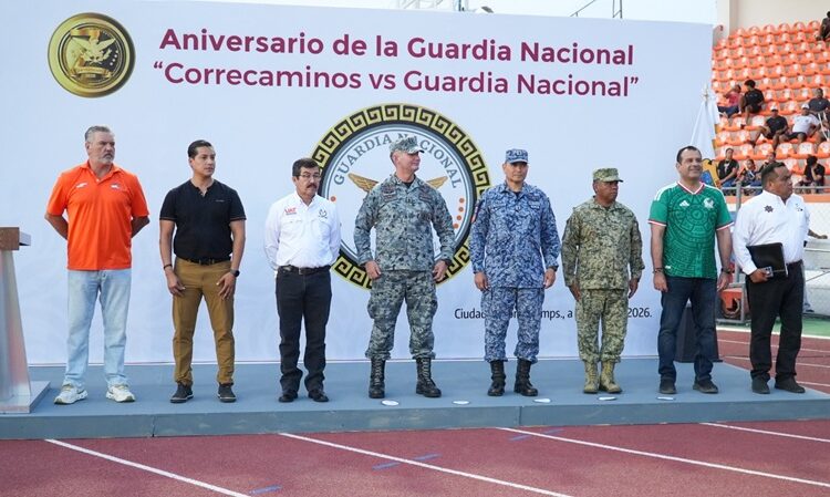 Celebran partido amistoso Correcaminos UAT Premier y Guardia Nacional