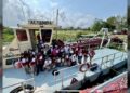 Conocen alumnos de la Preparatoria Municipal saneamiento de laguna de Champayán