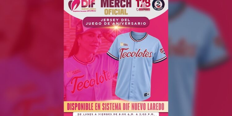 DIF NLD invita a adquirir ‘Jersey Conmemorativo’ del 178 Aniversario de Nuevo Laredo