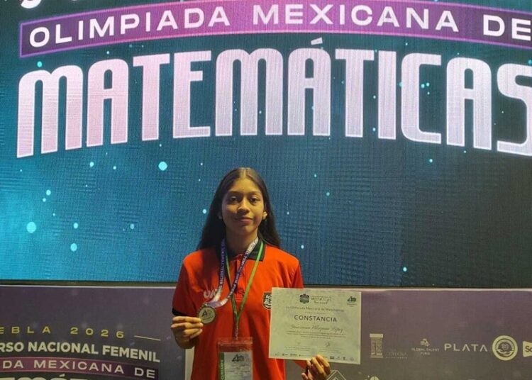 Destaca alumna de la UAT entre las jóvenes con mayor talento matemático en México
