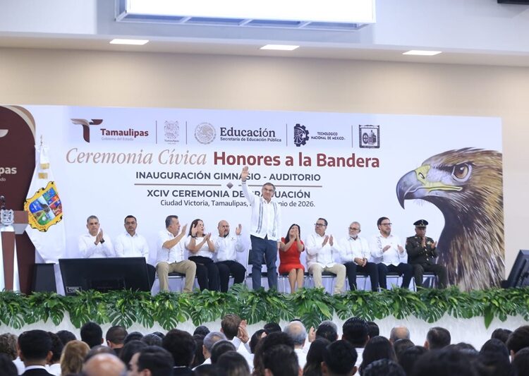 Entrega Américo gimnasio-auditorio al Tec Victoria; inversión fue de 84 mdp