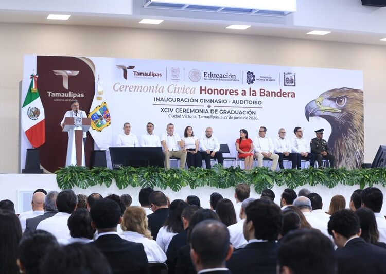Entrega Américo gimnasio-auditorio al Tec Victoria; inversión fue de 84 mdp