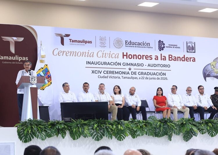 Entrega Américo gimnasio-auditorio al Tec Victoria; inversión fue de 84 mdp