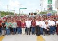 Entrega Armando Martínez magna obra de pavimentación