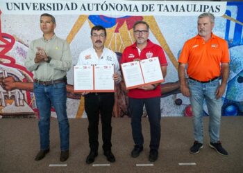 Firma la UAT alianza deportiva entre ‘Correcaminos’ y el ‘Club Necaxa’ de la Liga MX
