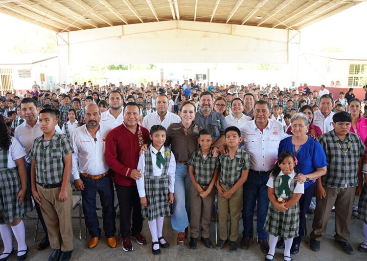 Fortalece Gobierno de Carmen Lilia infraestructura educativa en primaria de Valles de Anáhuac