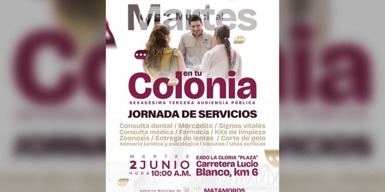 Gobierno de Beto Granados invita a la audiencia pública de “Martes en tu Colonia”