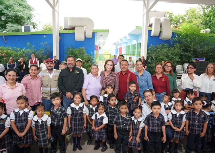 Gobierno de Carmen Lilia transforma escuelas de educación básica con inversión en infraestructura