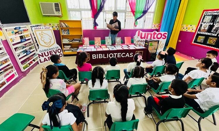 Gobierno de NLD fortalece el fomento a la lectura con el programa ‘Biblioteca Itinerante’