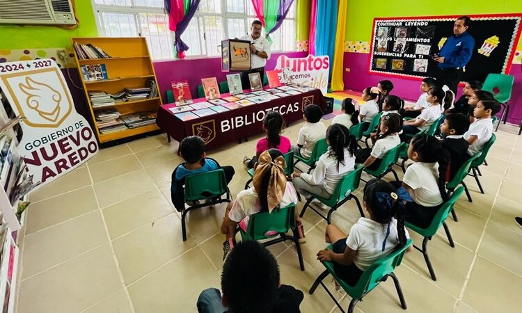 Gobierno de NLD fortalece el fomento a la lectura con el programa ‘Biblioteca Itinerante’
