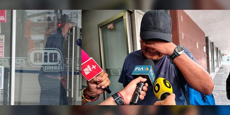 Hombre queda atrapado en un cine tras quedarse dormido en MTY