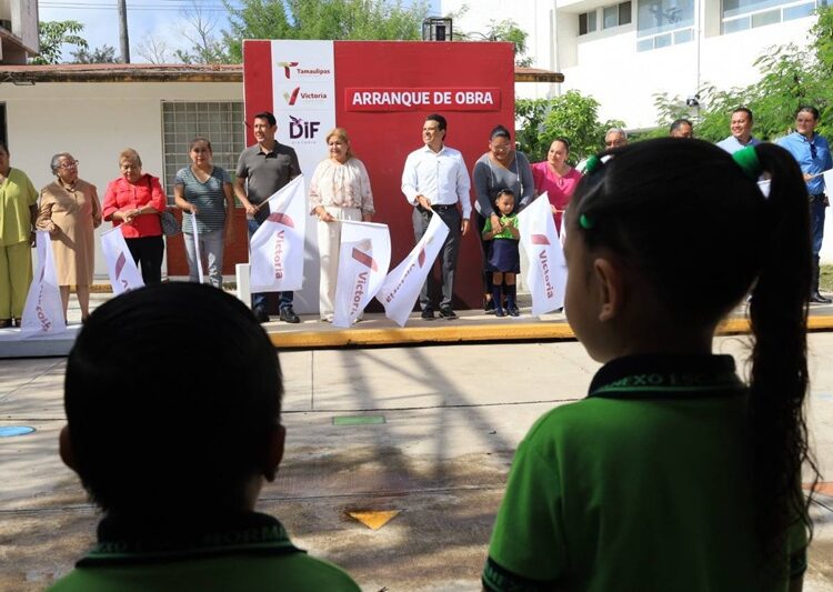 Inicia Municipio construcción de techumbre en ‘Jardín de Niños’