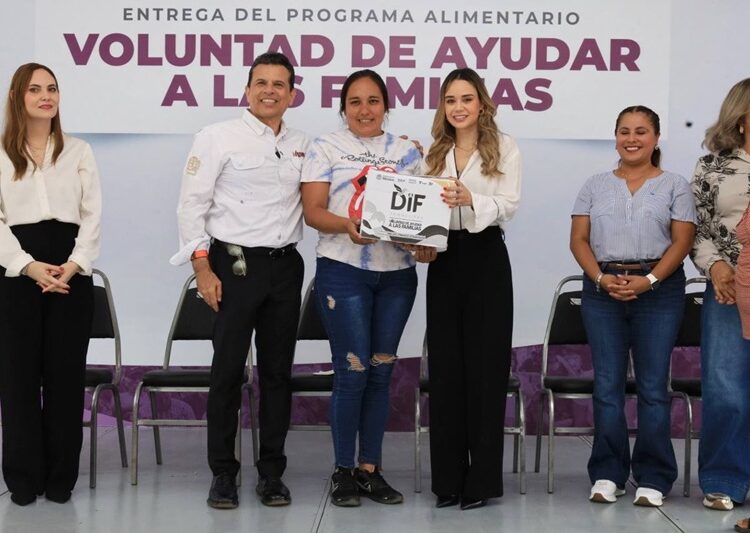 Inician Lucy y Lalo segunda entrega de programa alimentario ‘Voluntad de Ayudar’