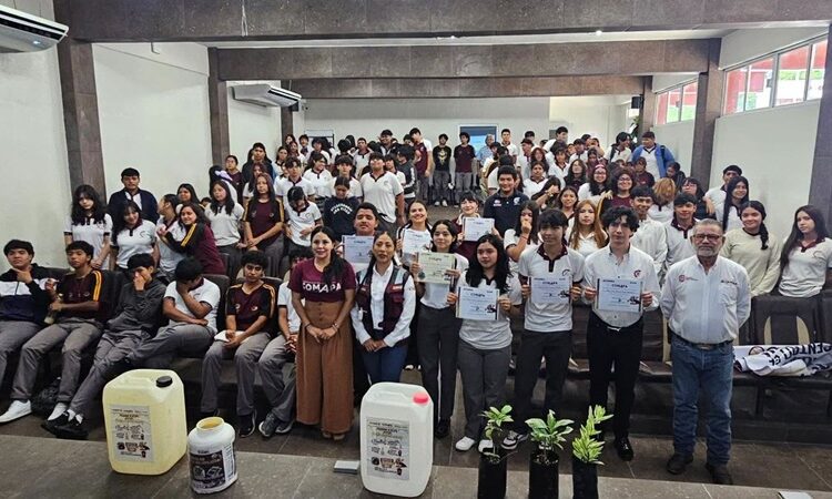 Más escuelas se unen a la campaña de recolección de ‘Aceite Vegetal Usado’