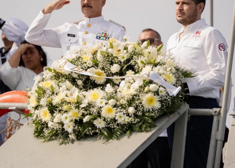 Participa Beto Granados en la ceremonia del 84 Aniversario del ‘Día de la Marina Nacional’