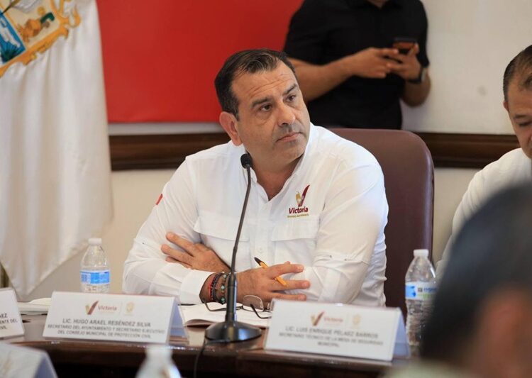 Preside Lalo Gattás Consejo de PC para reforzar estrategias por intensas lluvias