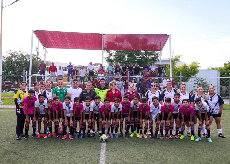 Reactiva SEBIEN cancha de futbol en el Parque Pajaritos