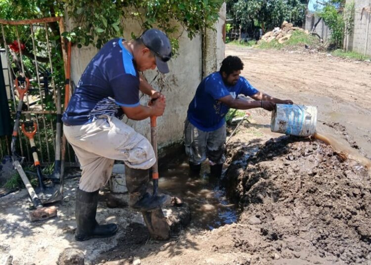 Repara COMAPA Altamira fugas de agua en zona urbana y área rural