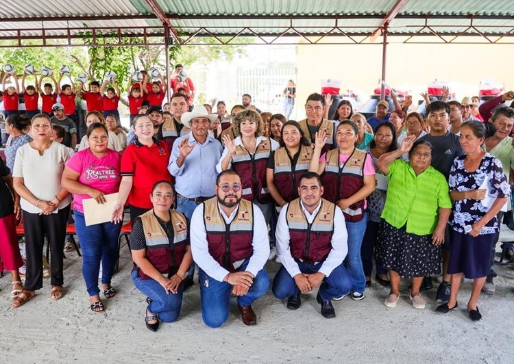 Supervisa SEBIEN comedores y entrega beneficios sociales en Victoria