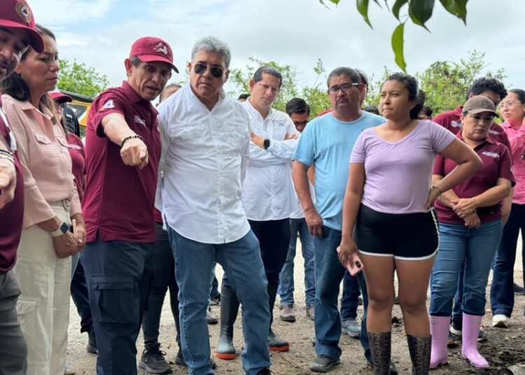 Supervisan Gobierno Municipal y COMAPA Altamira zonas afectadas por las lluvias
