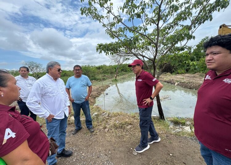 Supervisan Gobierno Municipal y COMAPA Altamira zonas afectadas por las lluvias