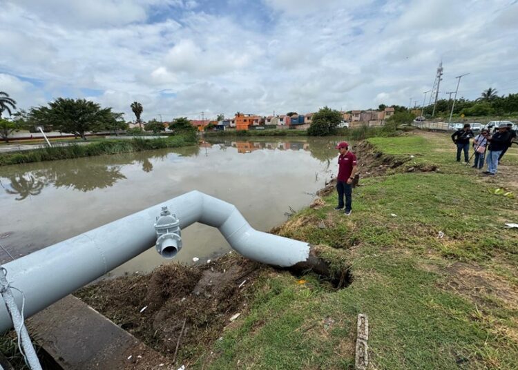 Supervisan Gobierno Municipal y COMAPA Altamira zonas afectadas por las lluvias
