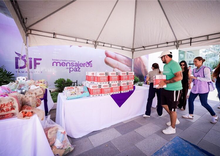 DIF Tamaulipas abre centro de acopio para apoyar a familias afectadas por los sismos en Venezuela