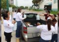Entrega COMAPA Altamira alimentos a familiares de pacientes del Hospital General