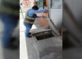 Mantiene COMAPA NLD inspecciones permanentes en negocios para cuidar el drenaje de la ciudad
