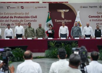 Participa rector de la UAT, Dámaso Anaya, en la instalación del Puesto de Comando Interinstitucional contra Ciclones