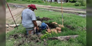 Repone COMAPA Altamira brocales de pozos de visita dañados