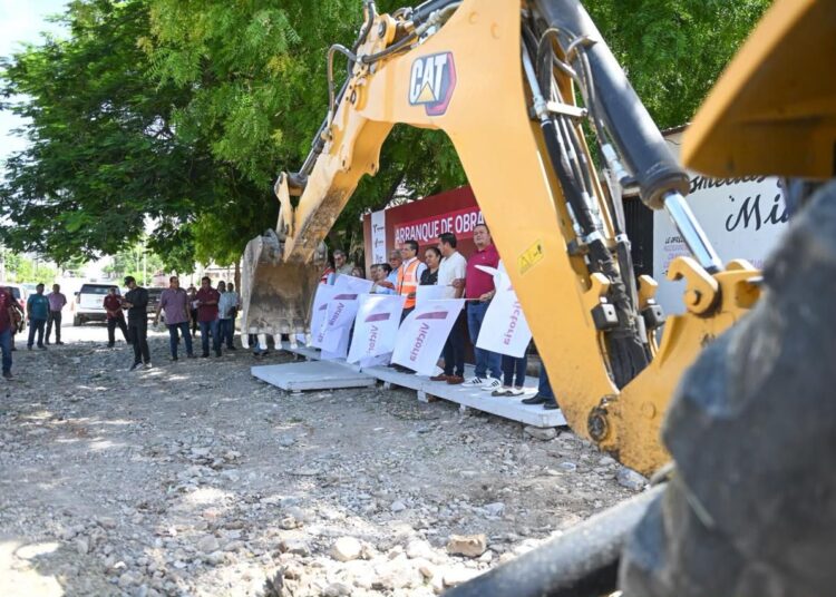 Arranca alcalde Gattás importante obra sanitaria en la Vamos Tamaulipas